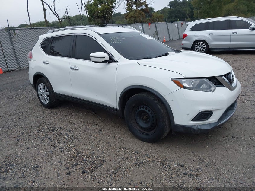 KNMAT2MT1GP677619 2016 Nissan Rogue S auction photo 1