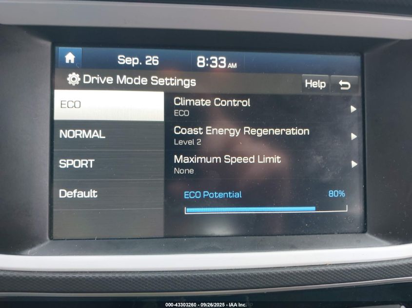 2019 Hyundai Ioniq Electric VIN: KMHC75LH3KU049904 Lot: 43303260