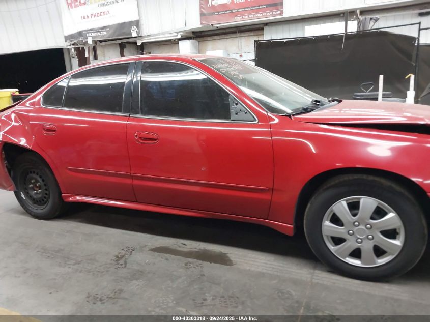 2005 Pontiac Grand Am Se VIN: 1G2NE52F25M247207 Lot: 43303318