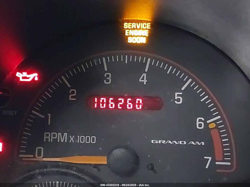 2005 Pontiac Grand Am Se VIN: 1G2NE52F25M247207 Lot: 43303318