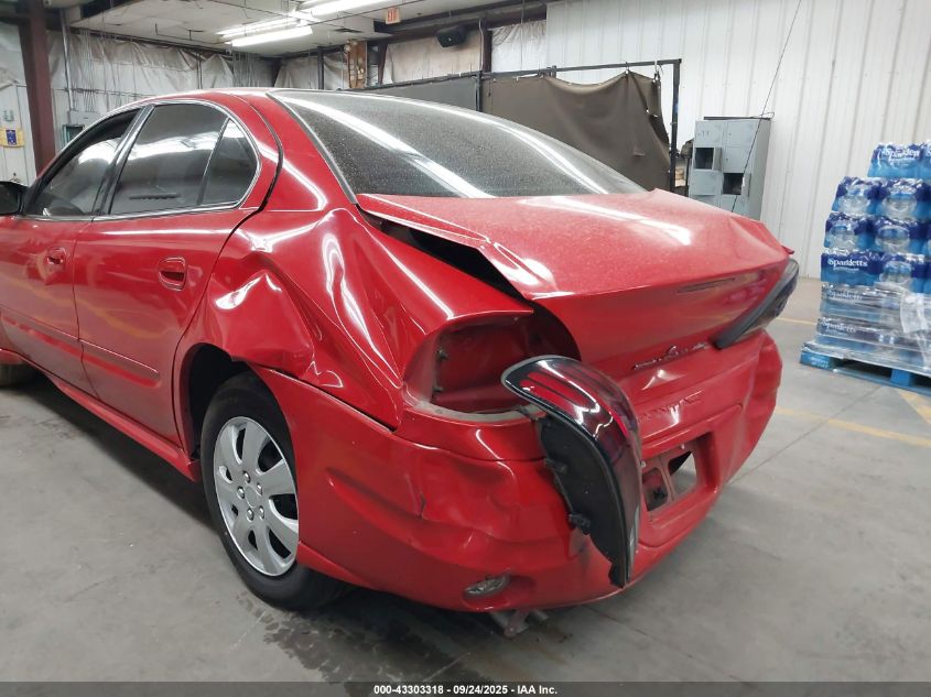 2005 Pontiac Grand Am Se VIN: 1G2NE52F25M247207 Lot: 43303318