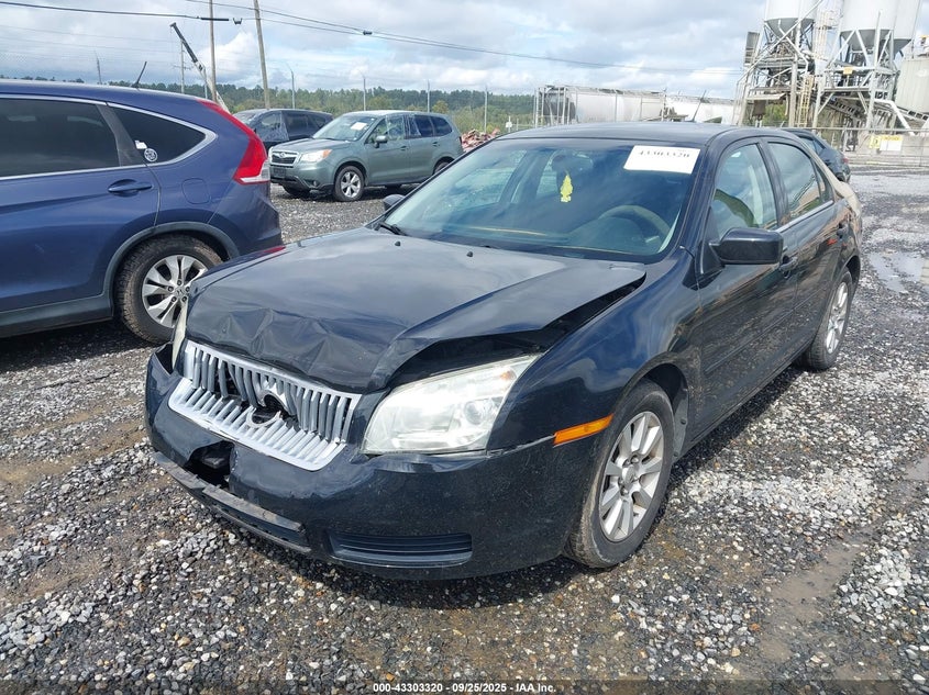 2009 Mercury Milan I4 black sedan gasoline 3MEHM07Z79R601428 photo #3