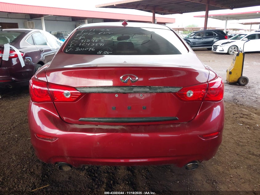 2016 Infiniti Q50 3.0T Premium VIN: JN1EV7AP6GM301096 Lot: 43303344