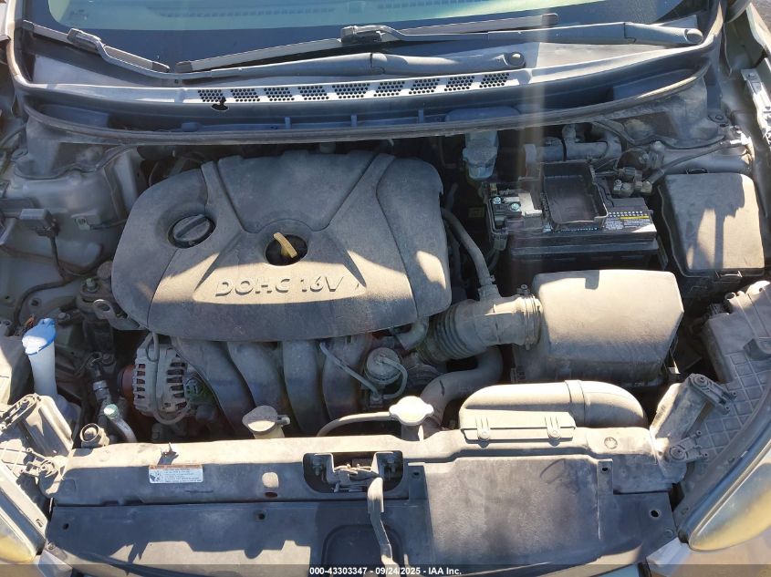 2012 Hyundai Elantra Gls VIN: 5NPDH4AE2CH077259 Lot: 43303347