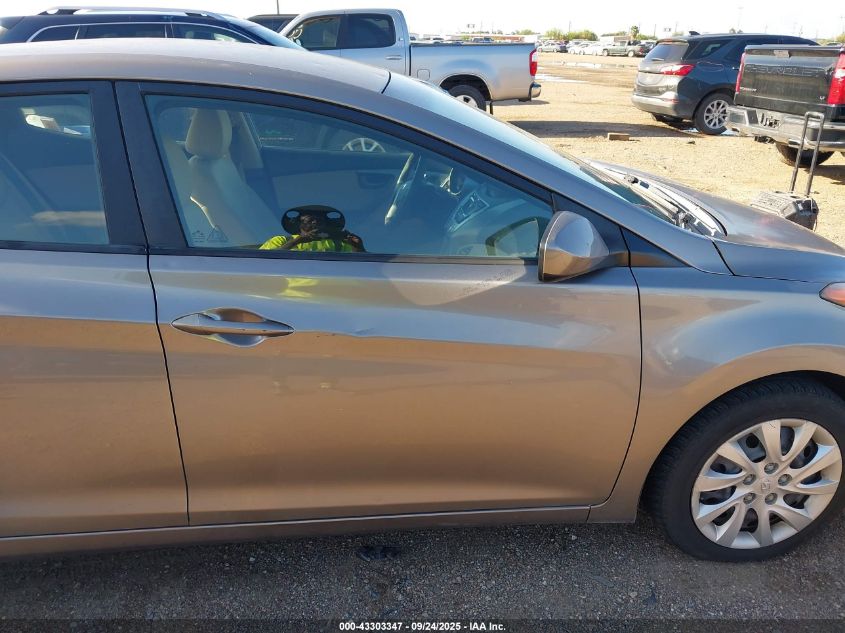 2012 Hyundai Elantra Gls VIN: 5NPDH4AE2CH077259 Lot: 43303347