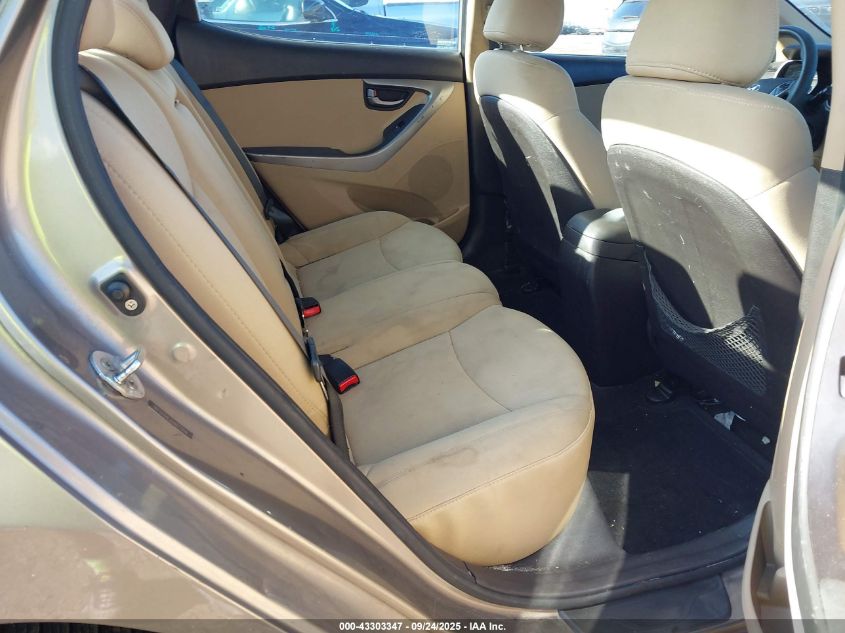 2012 Hyundai Elantra Gls VIN: 5NPDH4AE2CH077259 Lot: 43303347