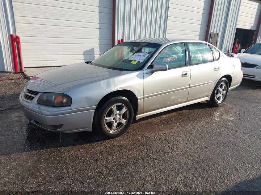 2005 Chevrolet Impala Ls silver  gas 2G1WH52K759313986 photo #3
