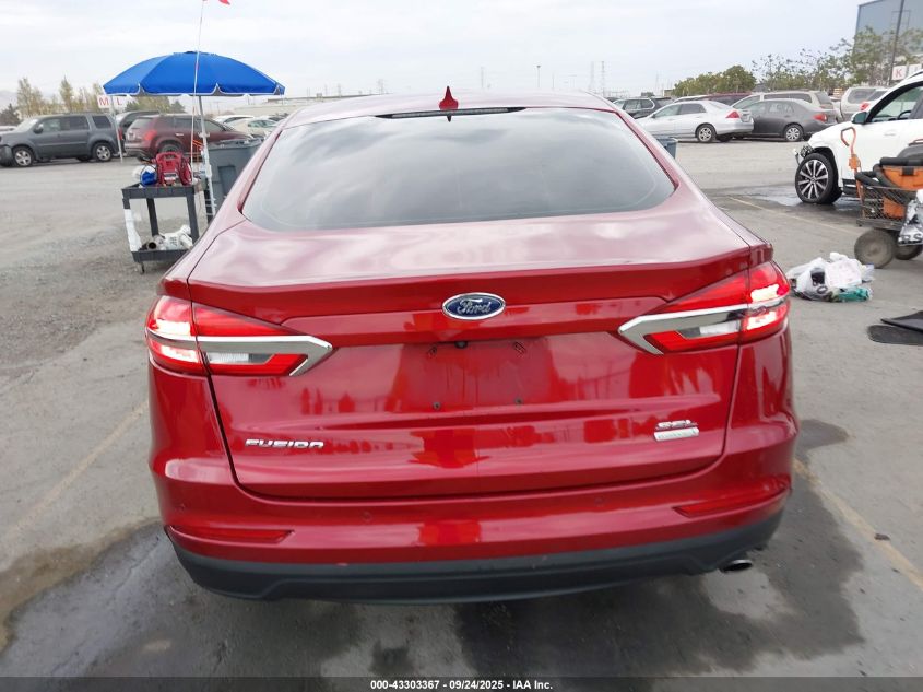 2019 Ford Fusion Sel VIN: 3FA6P0CD0KR257222 Lot: 43303367