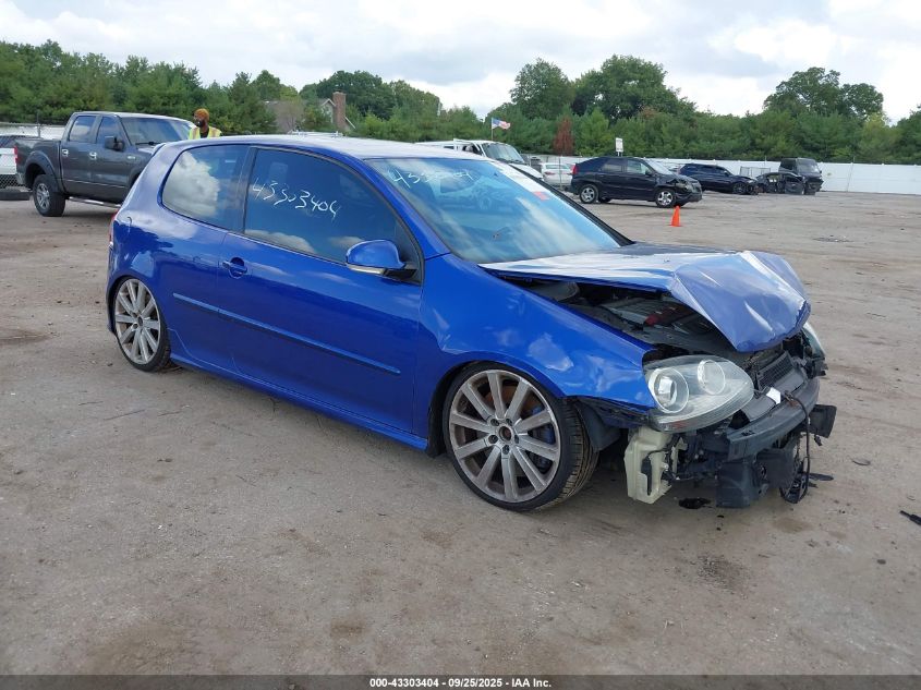 2008 Volkswagen R32 blue hatchback gasoline WVWKC71K78W042408 photo #1