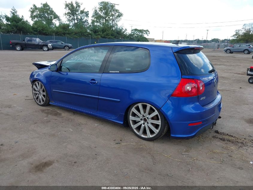 2008 Volkswagen R32 blue hatchback gasoline WVWKC71K78W042408 photo #4