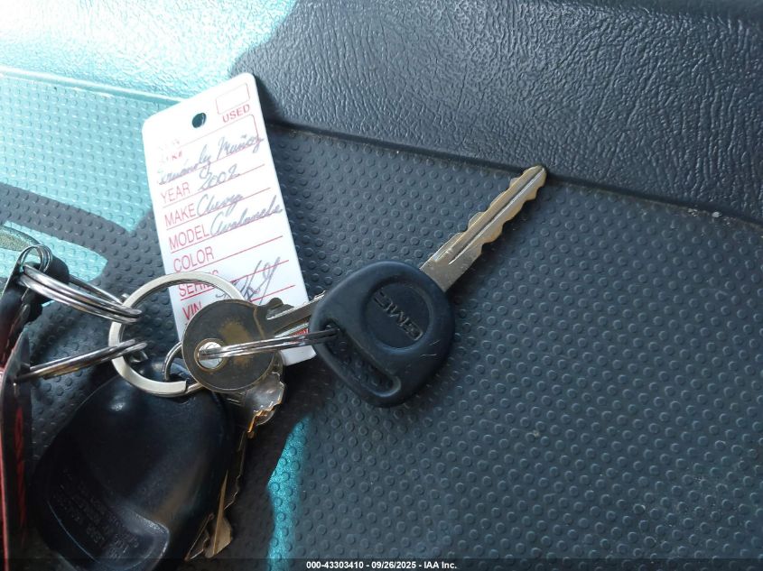 2002 Chevrolet Avalanche 1500 VIN: 3GNEK13T52G221546 Lot: 43303410