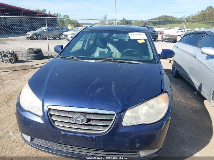 2009 Hyundai Elantra Gls VIN: KMHDU46DX9U704540 Lot: 43303442