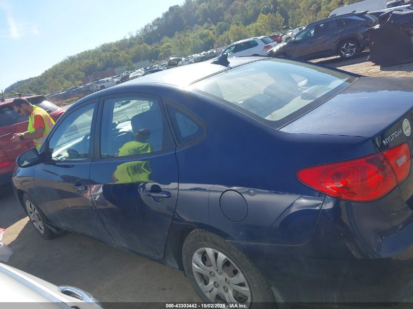 2009 Hyundai Elantra Gls VIN: KMHDU46DX9U704540 Lot: 43303442