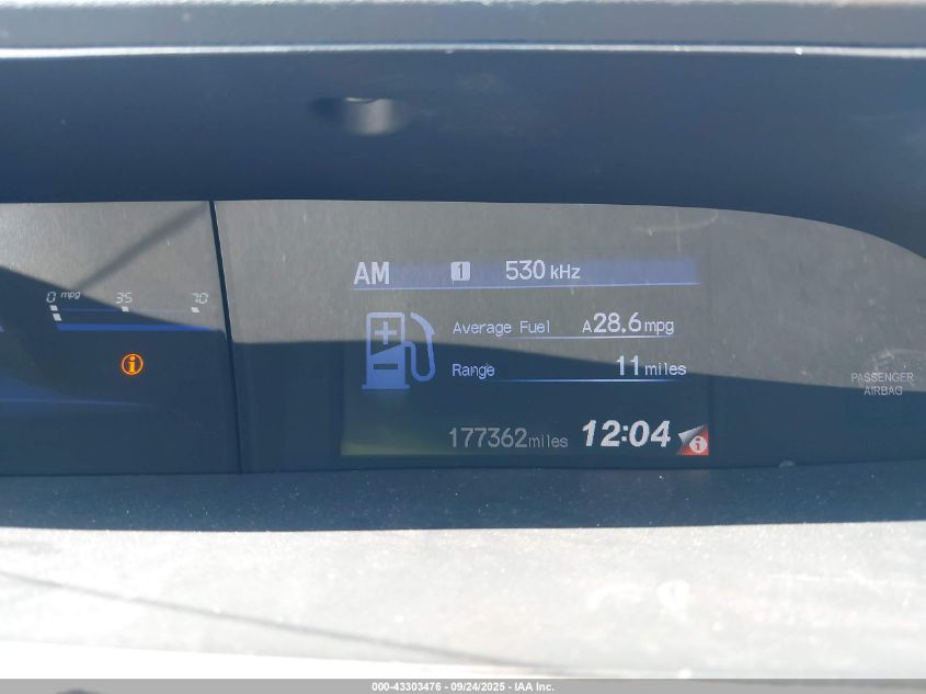 2012 Honda Civic Lx VIN: 19XFB2F50CE375627 Lot: 43303476