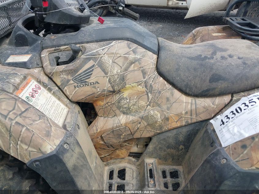 2020 Honda Trx420 Fa VIN: 1HFTE41A5L4600402 Lot: 43303515