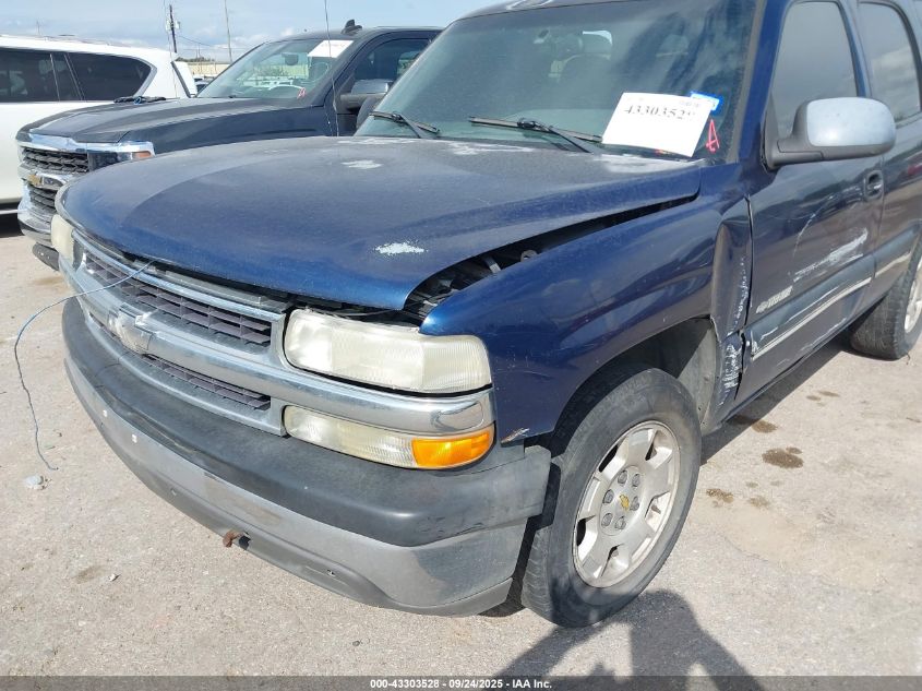 2001 Chevrolet Tahoe Ls VIN: 1GNEK13TX1J261330 Lot: 43303528