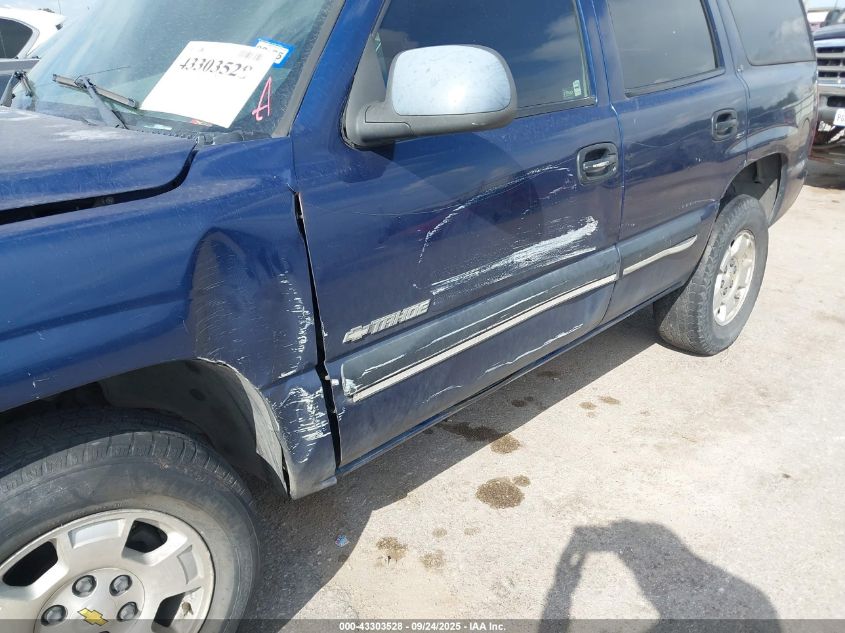 2001 Chevrolet Tahoe Ls VIN: 1GNEK13TX1J261330 Lot: 43303528