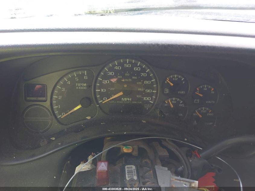 2001 Chevrolet Tahoe Ls VIN: 1GNEK13TX1J261330 Lot: 43303528