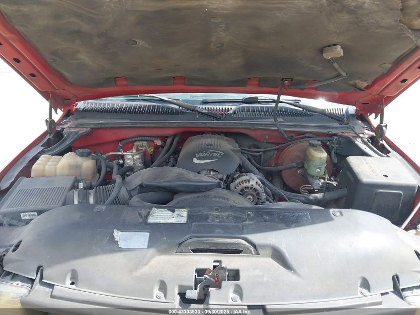 2003 Chevrolet Silverado 1500 Work Truck VIN: 2GCEC19X631322458 Lot: 43303533