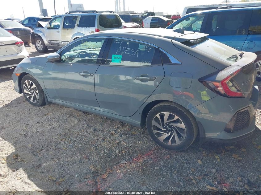 2017 Honda Civic Lx VIN: SHHFK7G26HU224390 Lot: 43303558