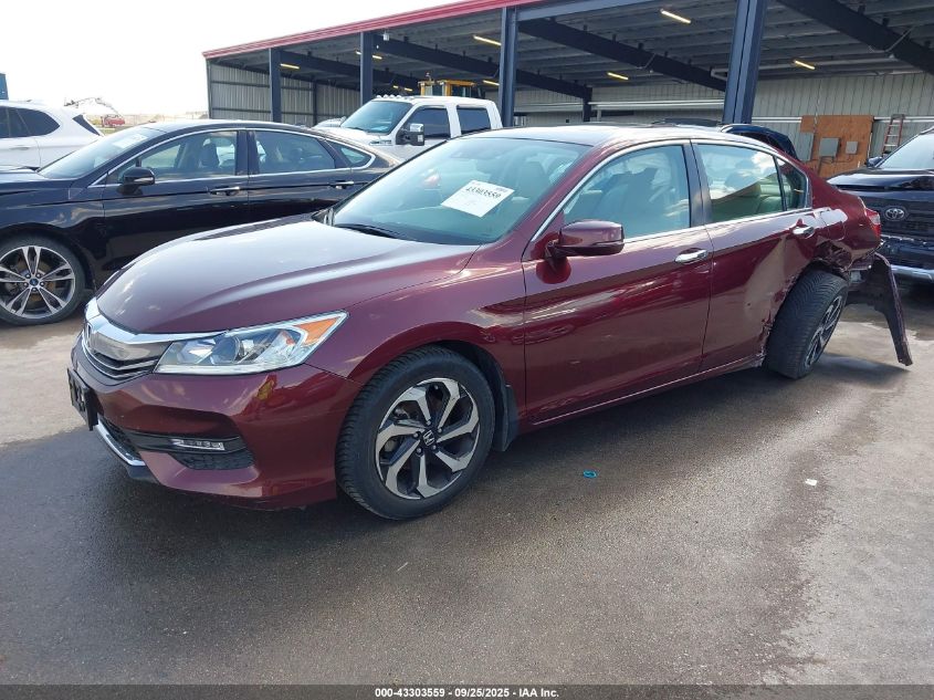 2016 Honda Accord Ex-L brown sedan gasoline 1HGCR2F94GA190489 photo #3