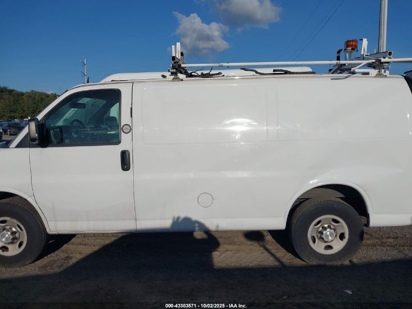 2015 Chevrolet Express 2500 Work Van VIN: 1GCWGFCFXF1160155 Lot: 43303571