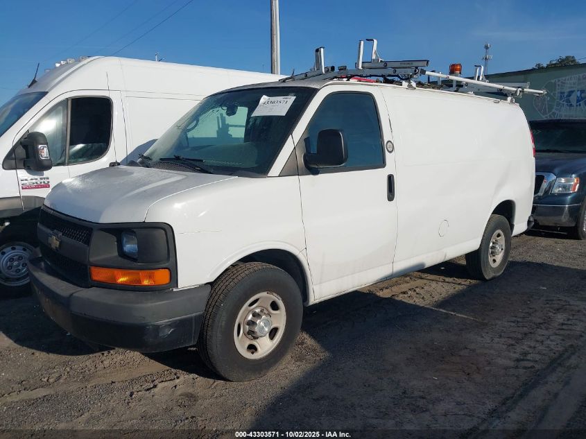 2015 Chevrolet Express 2500 Work Van VIN: 1GCWGFCFXF1160155 Lot: 43303571