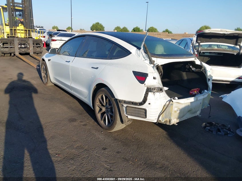 2023 Tesla Model 3 Rear-Wheel Drive VIN: 5YJ3E1EA2PF499871 Lot: 43303581