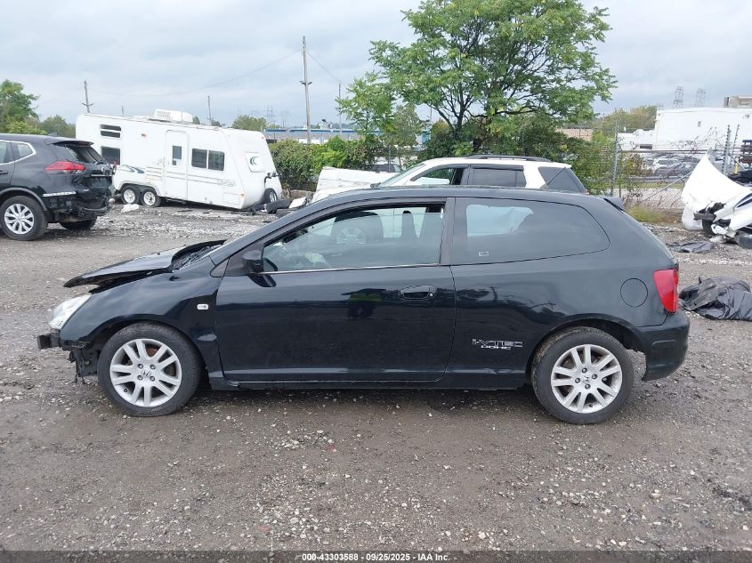 2003 Honda Civic Si VIN: SHHEP33693U407502 Lot: 43303588