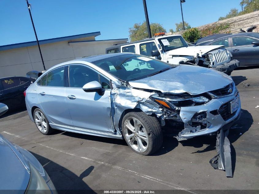 2017 Chevrolet Cruze Premier Auto VIN: 1G1BF5SM8H7181784 Lot: 43303597