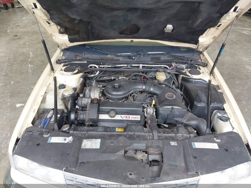 1992 Cadillac Seville VIN: 1G6KS53B9NU843310 Lot: 43303612