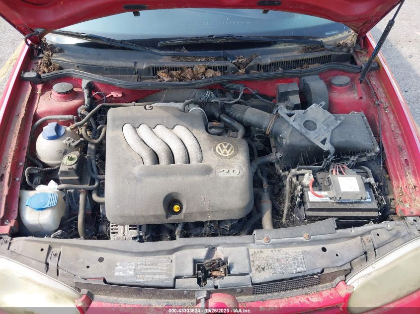 2005 Volkswagen Golf Gls 2.0L VIN: 9BWGL61J854009874 Lot: 43303624