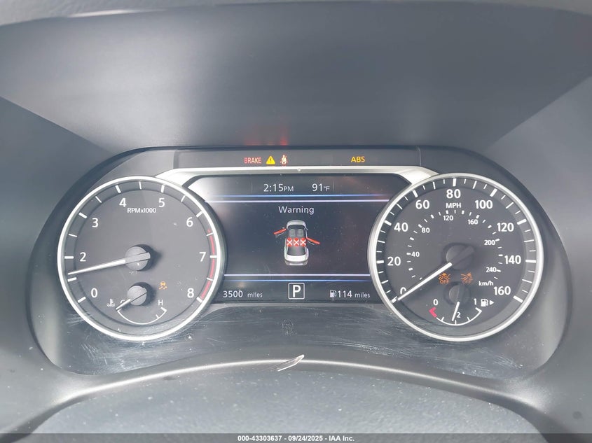 2025 Nissan Sentra Sv VIN: 3N1AB8CV5SY375771 Lot: 43303637