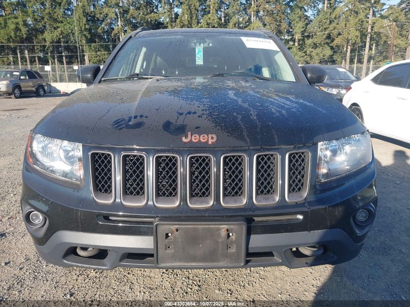 2017 Jeep Compass 75Th Anniversary Edition 4X4 VIN: 1C4NJDBBXHD173649 Lot: 43303654