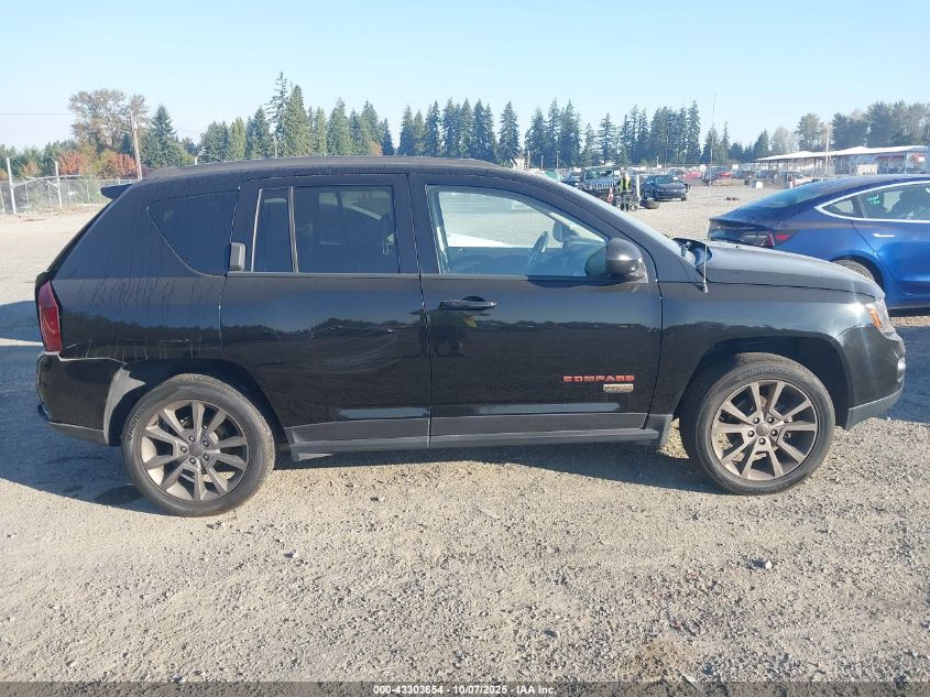2017 Jeep Compass 75Th Anniversary Edition 4X4 VIN: 1C4NJDBBXHD173649 Lot: 43303654