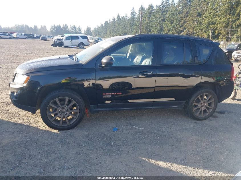 2017 Jeep Compass 75Th Anniversary Edition 4X4 VIN: 1C4NJDBBXHD173649 Lot: 43303654