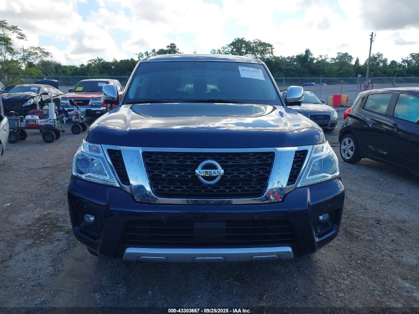 2018 Nissan Armada Sl VIN: JN8AY2NC0J9557777 Lot: 43303667