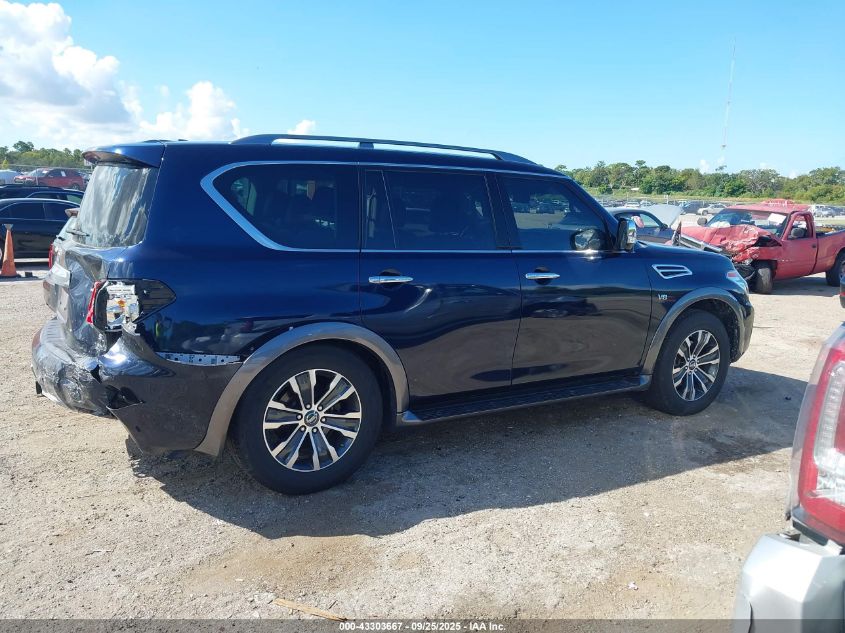 2018 Nissan Armada Sl VIN: JN8AY2NC0J9557777 Lot: 43303667