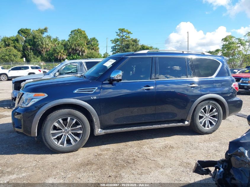 2018 Nissan Armada Sl VIN: JN8AY2NC0J9557777 Lot: 43303667