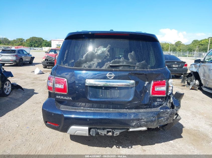 2018 Nissan Armada Sl VIN: JN8AY2NC0J9557777 Lot: 43303667