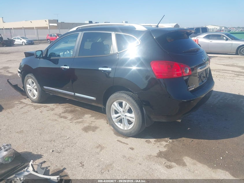 2015 Nissan Rogue Select S black other gasoline JN8AS5MV9FW766496 photo #4