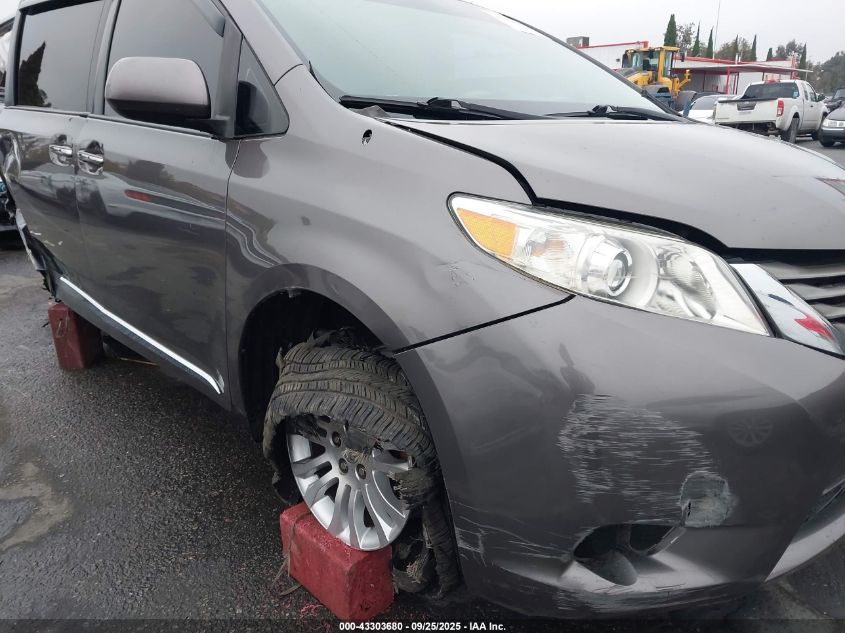 2013 Toyota Sienna Xle V6 8 Passenger VIN: 5TDYK3DC6DS320946 Lot: 43303680