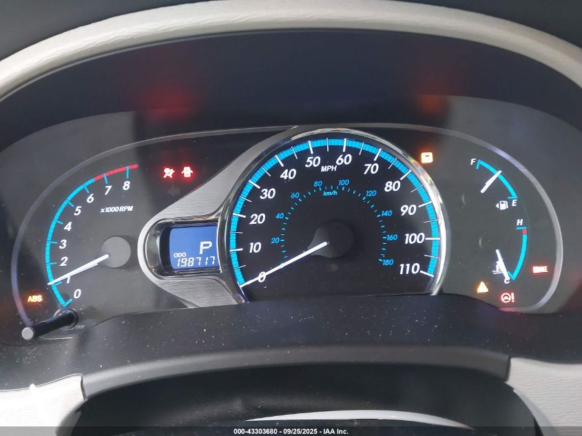 2013 Toyota Sienna Xle V6 8 Passenger VIN: 5TDYK3DC6DS320946 Lot: 43303680