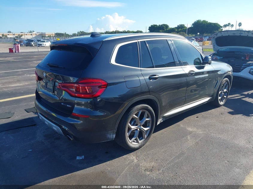 2021 BMW X3 SDRIVE30I - 5UXTY3C07M9E58110