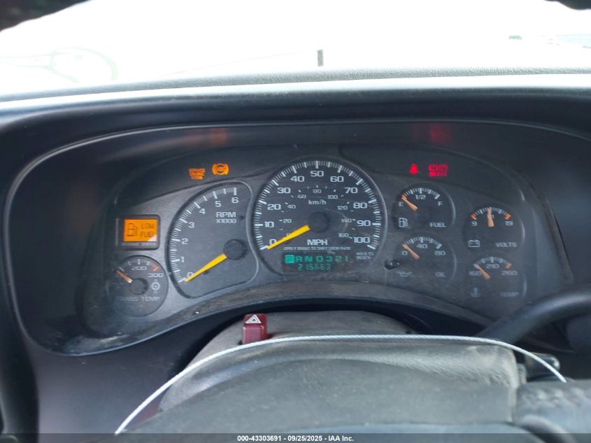 2001 Chevrolet Silverado 2500Hd Ls VIN: 1GCHK29U81E192996 Lot: 43303691