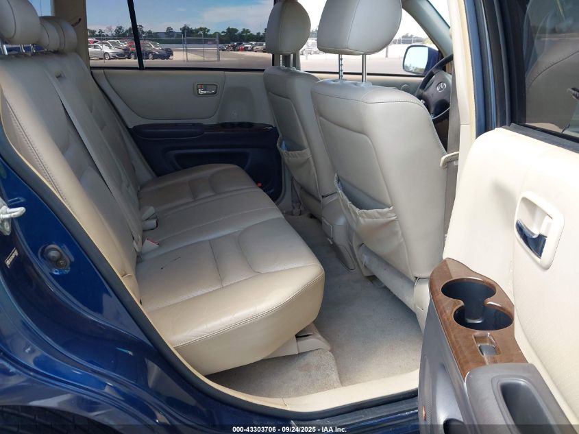 2003 Toyota Highlander Limited V6 VIN: JTEGF21A530101423 Lot: 43303706