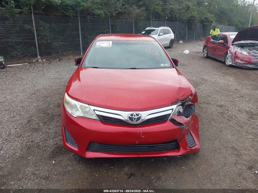 2012 Toyota Camry Le VIN: 4T1BF1FK0CU600709 Lot: 43303714