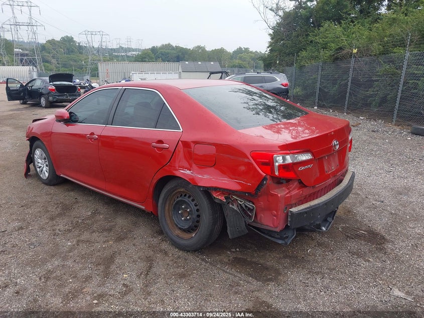 2012 Toyota Camry Le VIN: 4T1BF1FK0CU600709 Lot: 43303714
