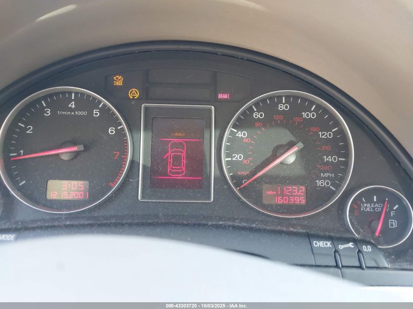 2002 Audi A4 1.8T VIN: WAULC68E12A176251 Lot: 43303720