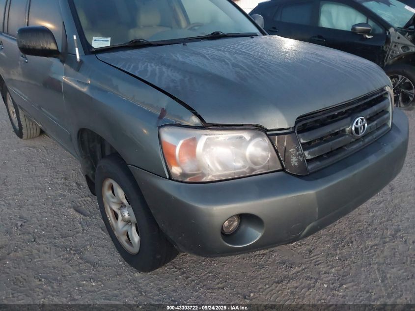 2004 Toyota Highlander VIN: JTEGD21A140088709 Lot: 43303722